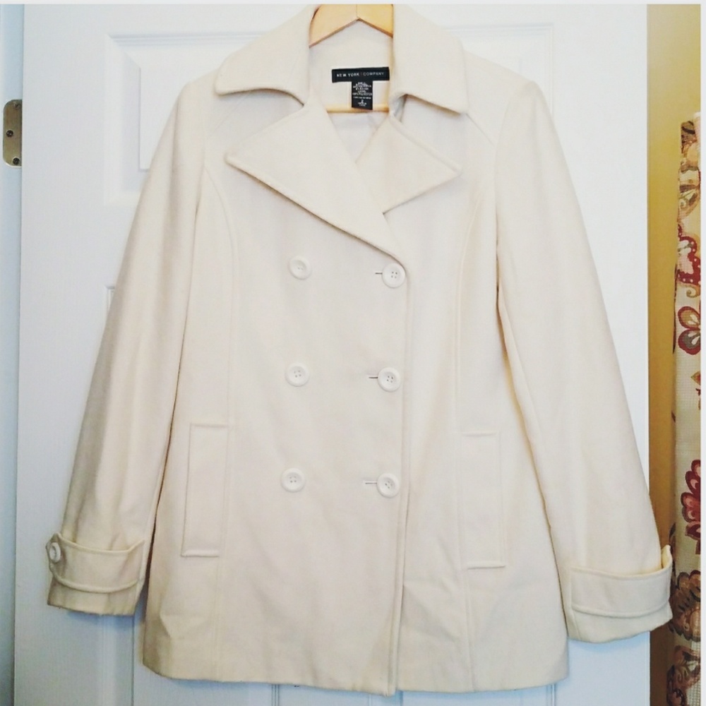 Elegant Ivory Peacoat